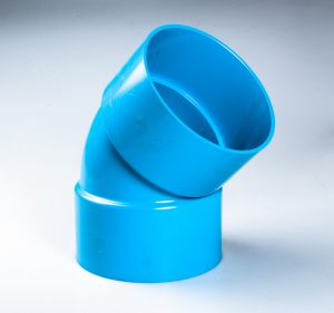 PVC ELBOW 45 SIZE 1/2"-12" ANY COLOR